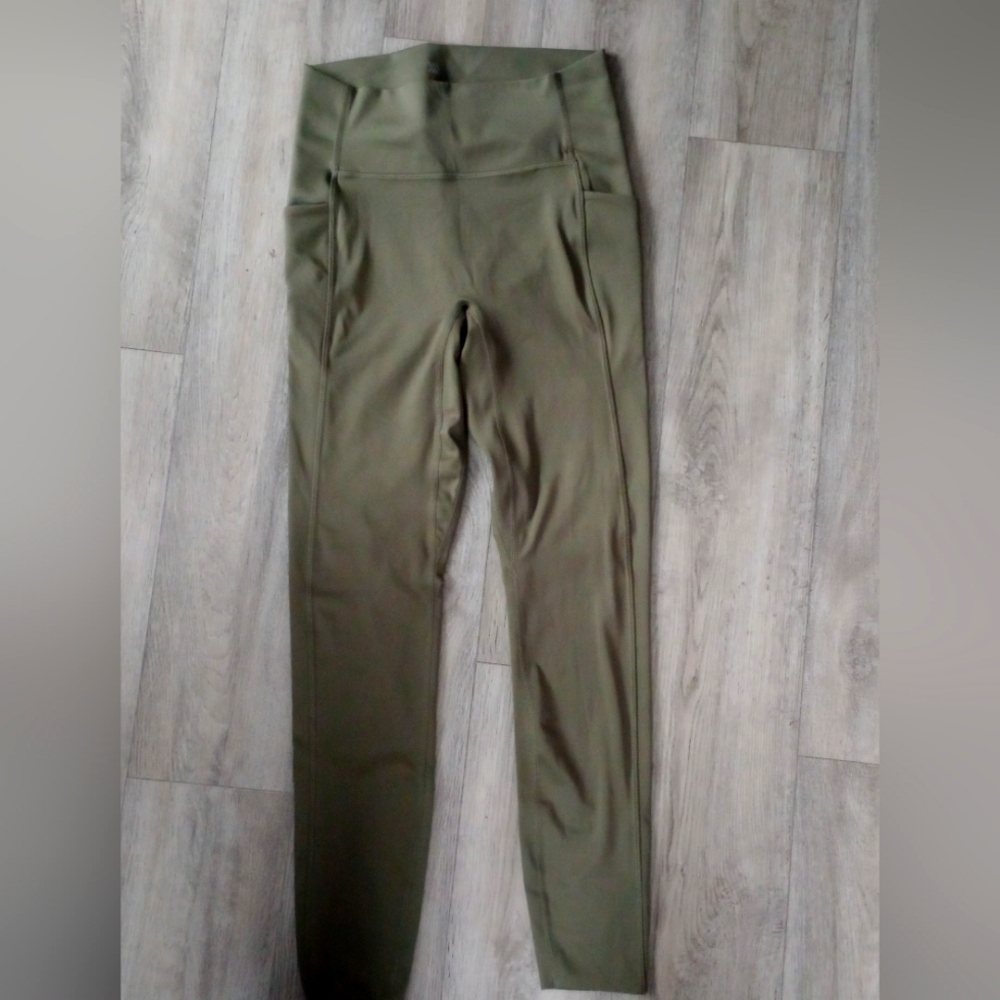 All in motion, leggings, xs, green